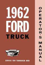 1962 Ford Truck Owner's Manual