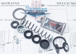 Renoveringssats huvudbromscylinder Delco Moraine Buick, Cadillac, Chevrolet, Oldsmobile, Pontiac 1958-63