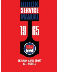 1965 Buick Skylark Service Manual Supplement